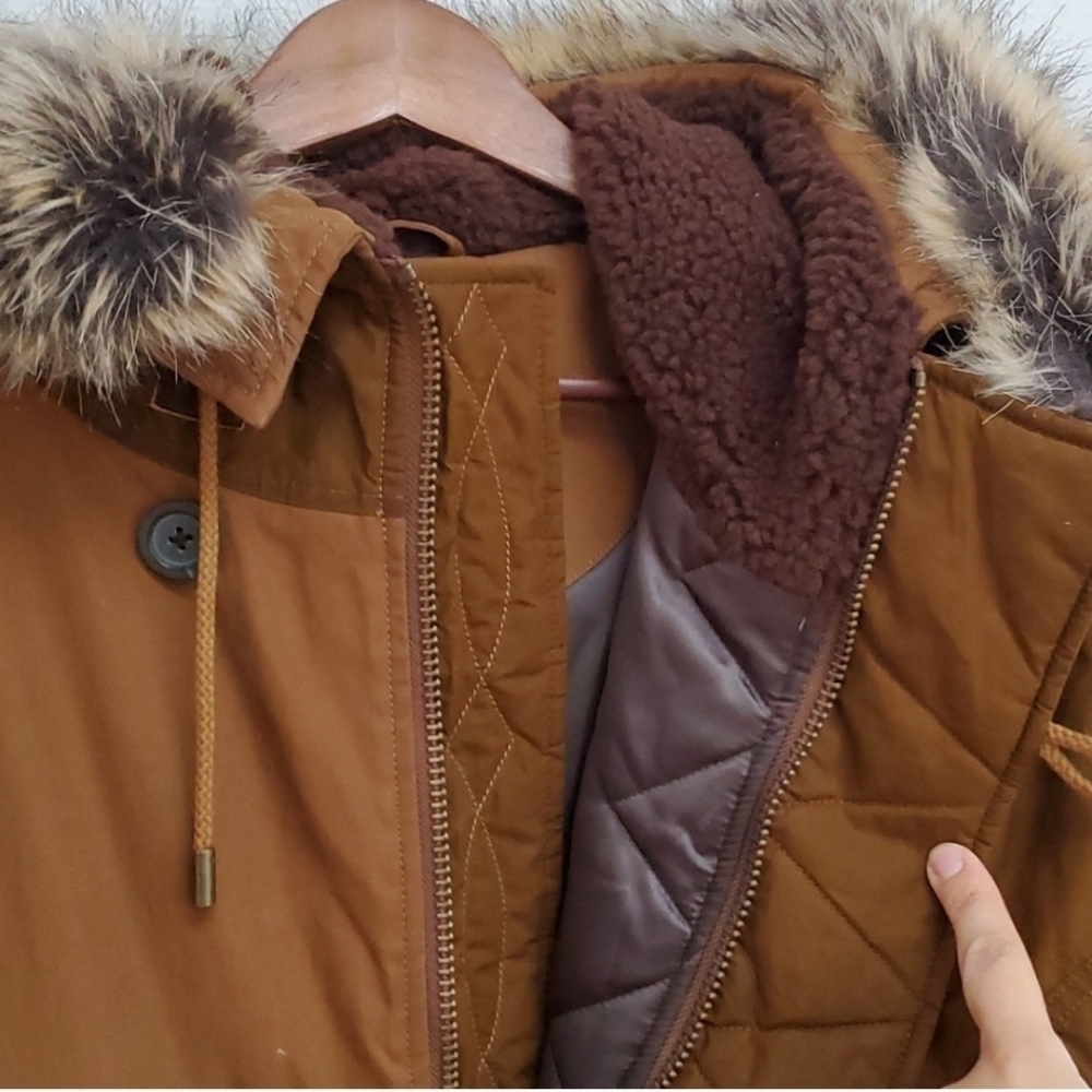 Frye Ranson mixed media parka - Picture 4 of 12